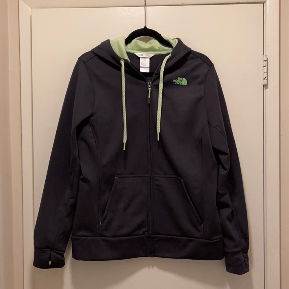 Women’s large North Face sweatshirt (dark gray)